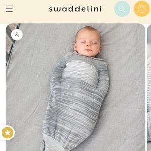 TWO gray Swaddelinis NWOT